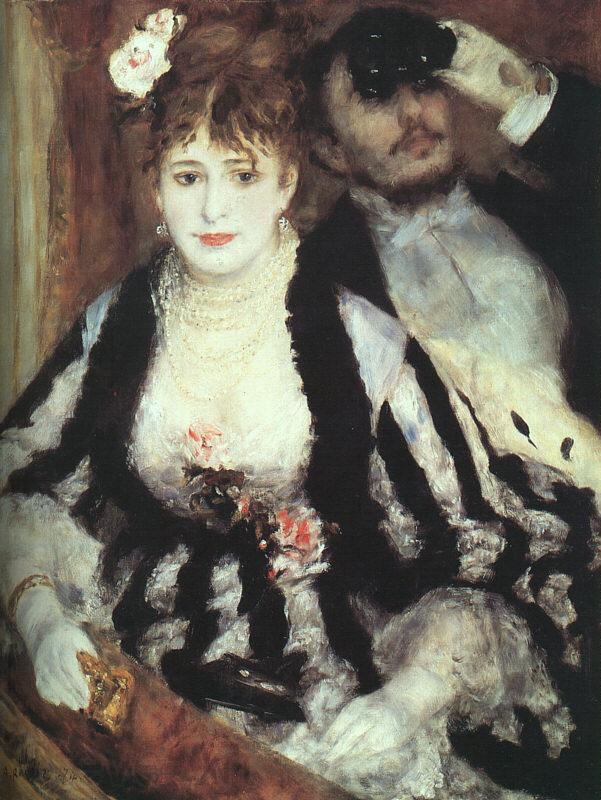 Pierre Renoir The Box at the Opera Norge oil painting art
